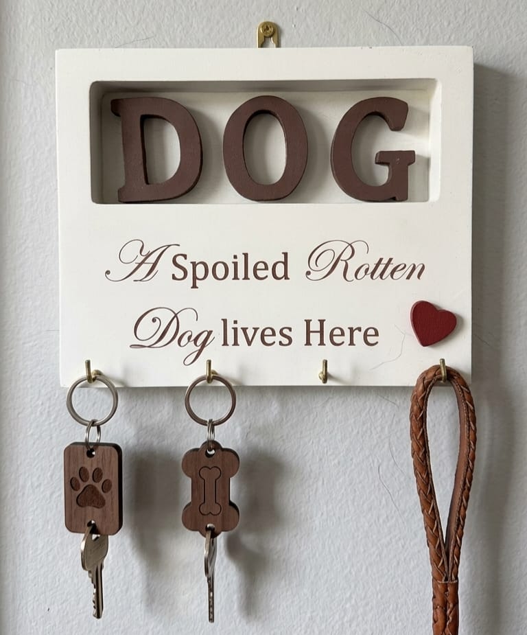 A Spoiled Rotten Dog Lead & Key Holder