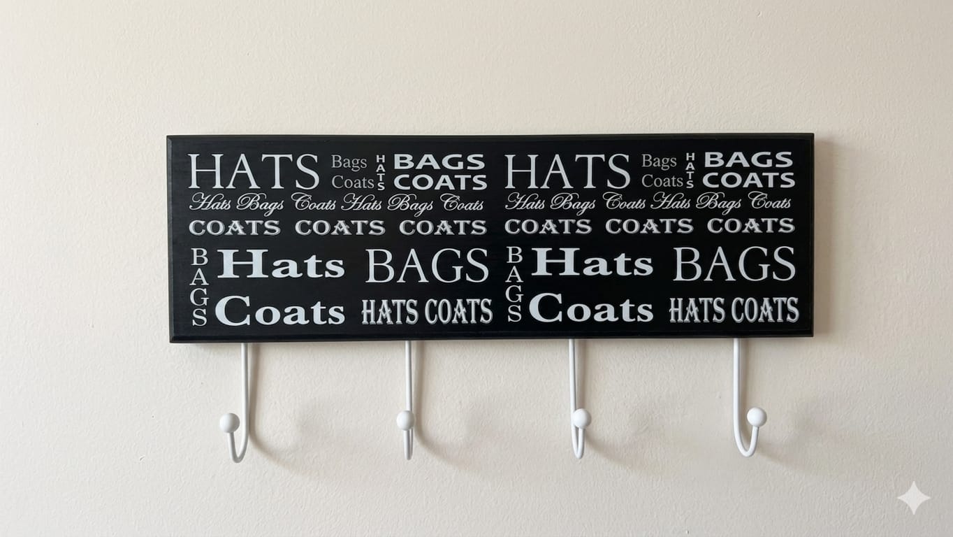 Hats, Coats & Bags Hook