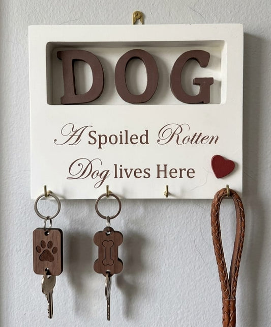 A Spoiled Rotten Dog Lead & Key Holder