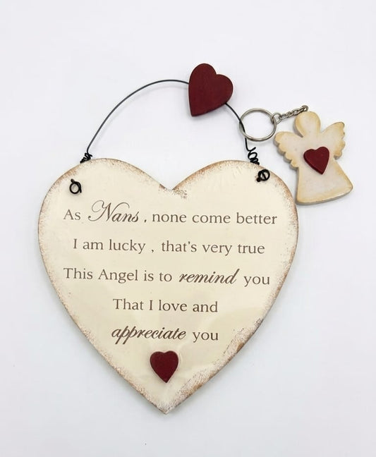 Nan - Plaque and Keyring Set